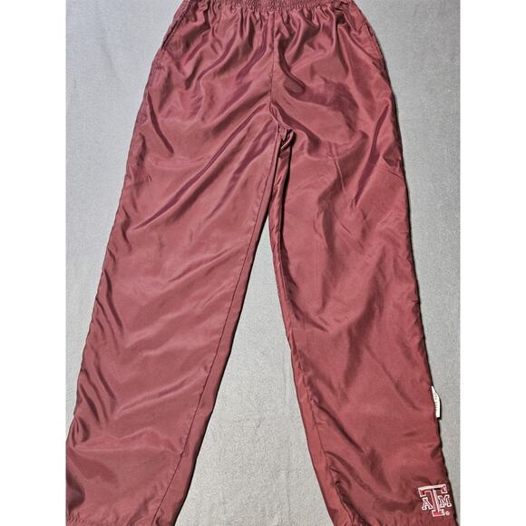 Red Oak Pants Mens Medium Maroon Texas A&M Aggies Pant Activewear Track Athletic - Picture 1 of 11